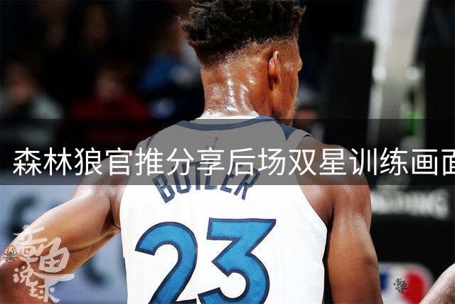 森林狼官推分享后场双星训练画面